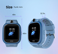 Reloj Inteligente para Niños con SIM 4G, en Oferta, Bajo Precio, Posicionamiento LBS+WiFi, Responde Llamadas, Resistente al Agua IP65, Batería de 600 mAh, Pantalla IPS de 1.44 Pulgadas