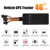 Traceur de Voiture 4G LTE CAT1, Localisateur GPS Étanche IP65 avec Coupure d'Huile, Alarme Vibratoire et SOS, Moniteur Vocal à Distance