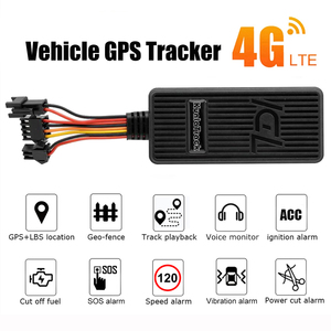 Traceur de <span class=keywords><strong>Voiture</strong></span> 4G LTE CAT1, Localisateur <span class=keywords><strong>GPS</strong></span> Étanche IP65 <span class=keywords><strong>avec</strong></span> Coupure d'Huile, Alarme Vibratoire et SOS, Moniteur Vocal à Distance - Product Image 4