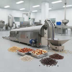 <span class=keywords><strong>Rôtissoire</strong></span> <span class=keywords><strong>électrique</strong></span> automatique Horizontal Commercial, pour soja, noix, sésame, grains de café, poivre, graines de tournesol - Product Image 1