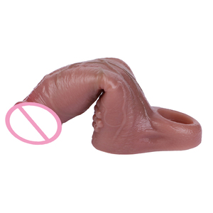 Manchon de pénis ultra réaliste SXXY avec perles à l'arrière, extenseur de pénis en silicone souple, préservatif réutilisable pour hommes, retard de l'éjaculation - Product Image 3