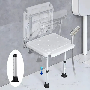 Sedia da Doccia Pieghevole Facile da Installare, Sedia da Bagno <span class=keywords><strong>per</strong></span> <span class=keywords><strong>Disabili</strong></span> - Product Image 2