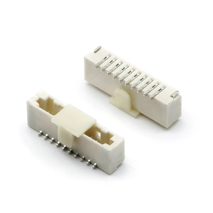 ขั้วต่อส่วนหัวของหมุดทองเหลืองชนิด SMT DIN 1.0มม. แผ่นรอง PCB 10P LCP - Product Image 1