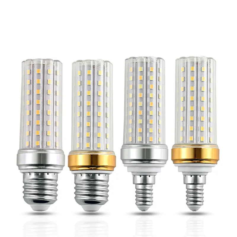 20W LED אור E27 E14 תירס הנורה 3000K 4000K 6000K 3 צבעים עמעום זרם קבוע לא הבהוב מתח AC85-265V פלסטיק דיור