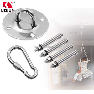 Hamac à montage mural crochets <span class=keywords><strong>d</strong></span>'<span class=keywords><strong>ancrage</strong></span> accessoires de yoga balançoire de plafond <span class=keywords><strong>Kit</strong></span> de suspension crochets <span class=keywords><strong>Kit</strong></span> de suspension de plafond en acier inoxydable - Product Image 5