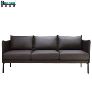 Alemania cuero marrón BONANZA años 40 vip diseño CKD TV casa habitación muebles sofás - Product Image 6