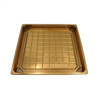 JY-81213 Einweg-Kunststoff-Sushi-Box mit klarem Deckel Kunststoff-Lebensmittel-Verpackungs behälter Quadratische Kunststoff-Sushi-Tablett