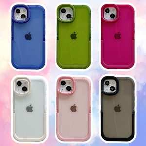 Usine Offres Spéciales Design Moderne Pc Lentille Cadre Support Support Téléphone Tpu Couverture pour iphone 17 Pro Max <span class=keywords><strong>Bqc</strong></span> étui Caméra Béquille - Product Image 3
