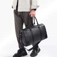 Nouveau sac de voyage d'affaires en PU, tendance, grande capacité, sac à main pour courtes distances, sac à dos, sacs à bandoulière personnalisés imperméables