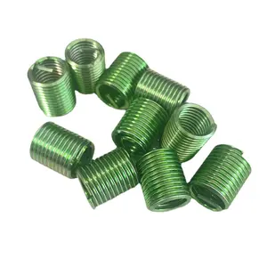 Custom Color Carbon Steel Wire Thread Inserts Helical Coiled Wire Threaded Bushing Sleeve