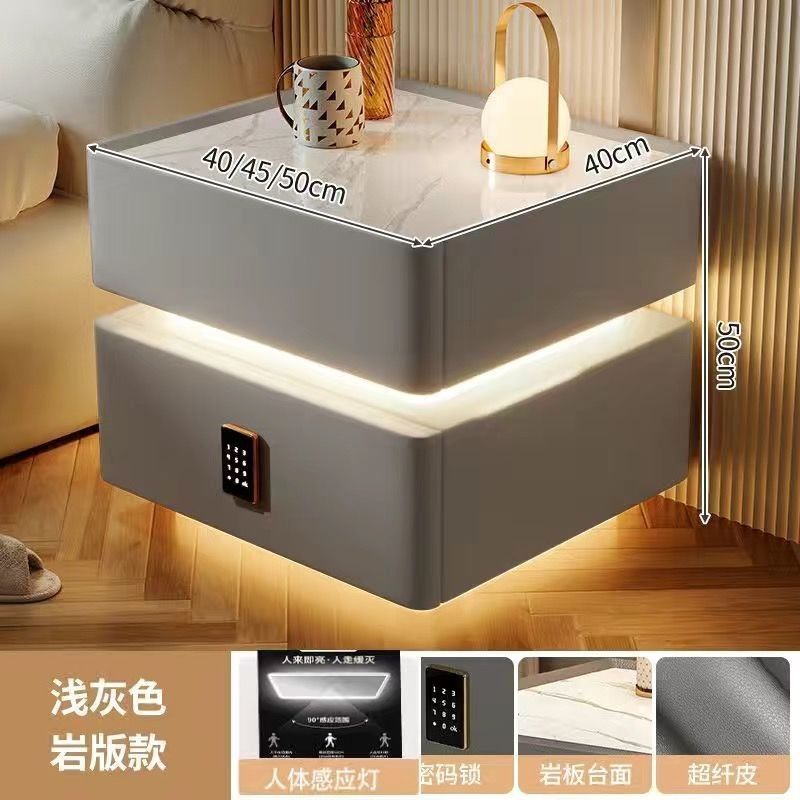 Cerradura de combinación de doble luz estilo losa [gris claro]