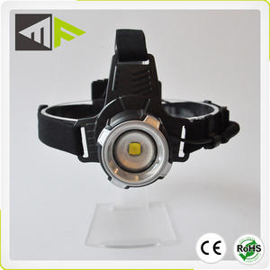 Lampe <span class=keywords><strong>Tac</strong></span> à DEL à forte puissance 1000 Lumens Double batterie 18650 Lampe frontale rechargeable avec fonction zoom - Product Image 3