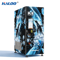 Máquina expendedora de hielo en oferta, 600 kg por día, 24 horas, autoservicio sin personal, máquina expendedora de hielo en bolsas para negocios al aire libre