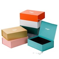Caja Rígida Ecológica con Logotipo Personalizado, Estilo Libro, Cierre Magnético, Embalaje de Papel Reciclable