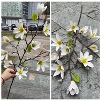 Nouvel An 10 Baohua Magnolia Mariage Maison Meichen Faux Fleurs Usine Directe En Gros Nouvelle Simulation Magnolia