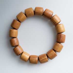 Sandalwood Religious cylindrical <b>beads</b> for <b>bracelet</b> natural fragrance - Product Image 1