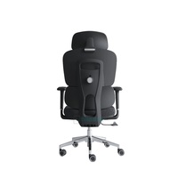 Chaise pivotante de bureau Foshan avec coussin en filet pivotant en tissu ergonomique pour l'école à domicile secrétaire d'invité de direction travaillant