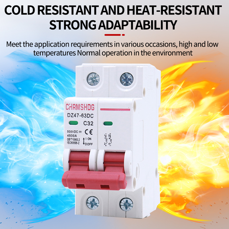 CHRMSHDG Solar Switch DC Circuit Breaker DZ47-63DC Master Switch DC Mccb Battery Breaker500V 1000V LANGTONG ELECTRIC · image 3