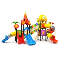 Toboggan en plastique de qualité professionnelle pour parc d'aventure, toboggan de jardin extérieur en LLDPE, installation facile, vente en gros directe usine Chine