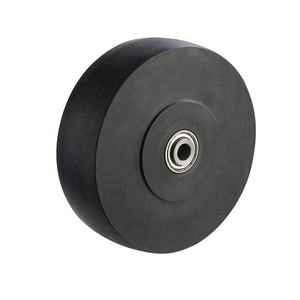 Double <span class=keywords><strong>Rhombus</strong></span> 200mm extra schwere Doppel rad Twin Red PU Rolle 8 10 12 16 IN 360 Grad drehbare Super Heavy Duty Wheels - Product Image 6