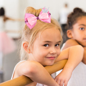 Accessori per capelli per bambini <span class=keywords><strong>di</strong></span> vendita calda carini Cross-Border magia cattiva strega forcina in fiocco <span class=keywords><strong>rosa</strong></span> e verde - Product Image 2