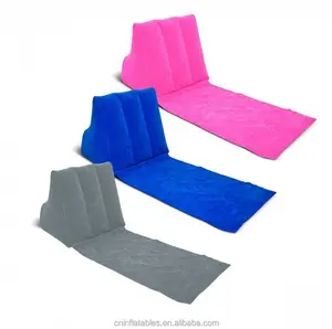 Wholesale Fashion Beach Inflatable Backrest Pillow Travel Triangle Cushion