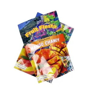 Sacos ziplock para embalagens de alimentos, sacos de alumínio para frutas liofilizadas com design personalizado, sacos com ziplock para embalagens de alimentos