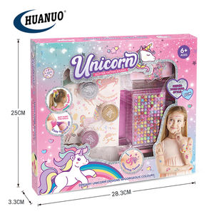 HUANUO, juguete <span class=keywords><strong>para</strong></span> niñas, <span class=keywords><strong>kit</strong></span> de tatuaje colorido DIY con pinza <span class=keywords><strong>para</strong></span> el pelo, pegatina <span class=keywords><strong>para</strong></span> uñas, juego de regalo <span class=keywords><strong>para</strong></span> juguete de fiesta - Product Image 4