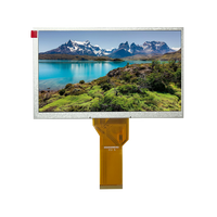 Écran LCD TFT AT070TN94 LW700AT9309 AT070TN83 V.1 7 pouces 800*480 400 cd/m² avec interface RGB 50 broches pour navigation GPS