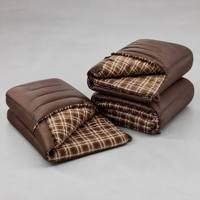 Saco de Dormir Semi-Rectangular con Forro de Franela, Acolchado y Cálido, Super Largo, para Estaciones Frías, Deportes, Caza, Camping, Viajes en Auto