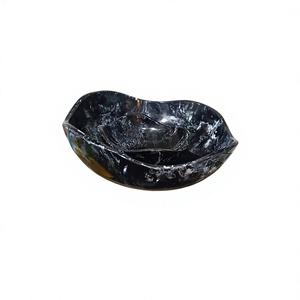 Bol en résine époxy artisanal Noverelle, bol à salade et à nourriture de qualité supérieure, fait main, avec un caractère artistique moderne, pour une dégustation et une décoration de luxe - Product Image 1