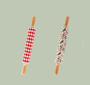Công cụ Làm Bánh Bột lăn nướng công cụ cho mì ống bánh <span class=keywords><strong>pizza</strong></span> Bánh Mì Bánh Ngọt giáng sinh bằng gỗ cán <span class=keywords><strong>Pin</strong></span> - Product Image 6