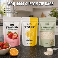 JIAHE Premium Op Maat Geprinte Staande Plastic Zip Lock Zakjes Gravure Drukwerk Wegwerp Voedselverpakkingen MOQ 5000