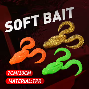 Offre Spéciale bruyant clapet grenouille ver leurre pour la pêche en surface 7cm 4 pièces/10cm 3 pièces <span class=keywords><strong>maquereau</strong></span> perche poisson-chat Marlin saumon rivières lacs - Product Image 3