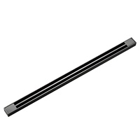 Siphon de sol linéaire étroit moderne en acier inoxydable brossé avec grille d'insertion pour carrelage, anti-odeur, pour salle de bain, toilettes, hôtel