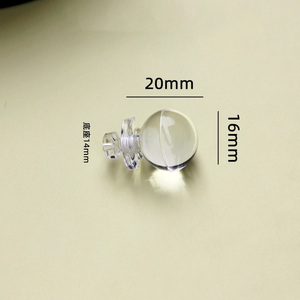 Clear Acrylic Crystal Diamond <strong>Knobs</strong> Decorative Drawer <strong>Dresser</strong> Cabinet Handles with Mounting Screws <strong>for</strong> Kitchen Use - Product Image 2
