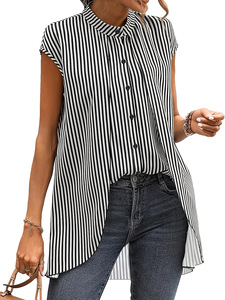 <span class=keywords><strong>Camisa</strong></span> de <span class=keywords><strong>Mujer</strong></span> de Manga Corta, Estilo Dos Piezas, Nueva Moda de Verano, Venta al Por Mayor de Boutique - Product Image 1