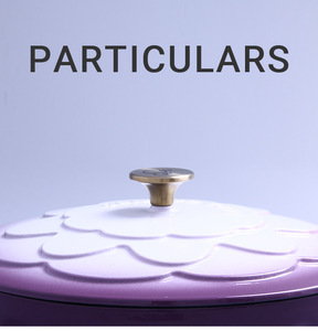 Ensemble de casseroles en fonte émaillée, violet lilas, antiadhésif, compatible four, casserole, grand faitout, sans toxines, compatible <span class=keywords><strong>induction</strong></span>, vente en gros - Product Image 6