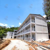 Cbox rentable, emballage plat, Structure en acier, appartement, dortoir, maisons conteneurs préfabriquées, facile à assembler