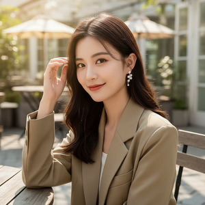 Vendita calda Trending moda orecchini pendenti a foglia di fiocco eleganti graziosi stile Boho gioielli di perle per donne e ragazze all'ingrosso - Product Image 3