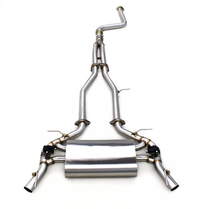 Sistema de escape Catback de acero inoxidable <span class=keywords><strong>Starcar</strong></span> con válvula y silenciador para sedán de lujo 2.0T 20T 2019-2023, reemplazo para optimización de rendimiento - Product Image 1