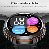 Smartwatch Outdoor OEM X3 con Display AMOLED da 1,73'', Batteria da 900mAh, Chiamate BT, Impermeabile 30M, Barometro, Cardiofrequenzimetro per Marchi Sportivi