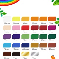 Peinture acrylique professionnelle pour poupées en plâtre, pot de 100 ml, couleurs or et argent, 24 couleurs, personnalisable