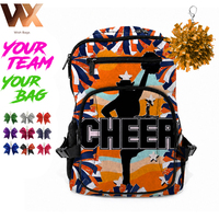 Sac à dos scintillant personnalisé pour cheerleaders, léger, pour équipe, pour enfants et filles, sac à dos pour ordinateur portable, vente en gros