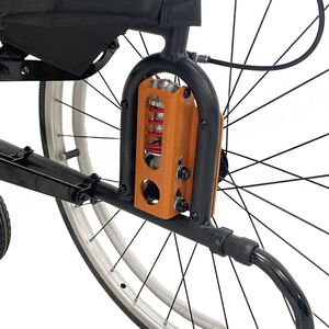 รถเข็นคนพิการแบบแมนนวล CA869 ผลิตจากอะลูมิเนียมน้ำหนักเบา พับได้ สำหรับกายภาพบำบัดและผู้ป่วย - Product Image 2