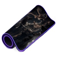 Tapis de souris de jeu personnalisé XXL en caoutchouc anti-rayures résistant à l'eau, tapis de bureau antidérapant surdimensionné rectangulaire