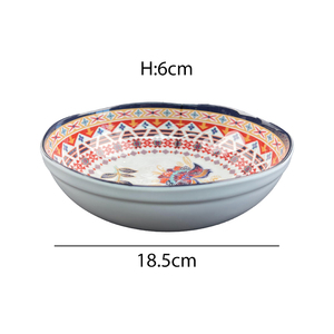 Cuenco de sopa <span class=keywords><strong>Mizo</strong></span> de melamina, cuencos redondos de plástico de estilo nórdico personalizados de 6 "para sopa de ensalada - Product Image 3