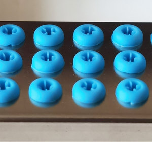 Hot Selling 30-Hole Dental Bur Holder Stainless Steel Body Silicone Holes Multi-Purpose Oral Hygiene Dental Specific - Product Image 2