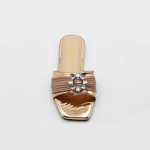 Nouvelles Sandales Plates <span class=keywords><strong>Femme</strong></span> Tendance, Claquettes et Chaussures à Cristaux pour Dames, Vente en Gros Usine, <span class=keywords><strong>Meilleur</strong></span> Prix, Sandales <span class=keywords><strong>de</strong></span> Loisirs pour Femmes - Product Image 5