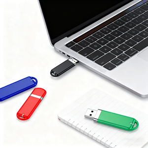Dispositivo de llave de plástico colorido personalizado Cle memoria Usb Memorias 128GB 64GB 32GB Stick Disk Clé Pen Drive Pendrive USB Flash Drives - Product Image 3